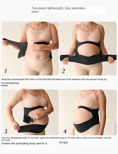 Cintura addominale prenatale conforme per la fine della gravidanza Trimmer vita con funzione di protezione per le donne in gravidanza - Product Image 5