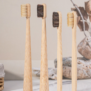 Vendita calda professionale Eco Friendly <span class=keywords><strong>spazzolino</strong></span> da denti di bambù grande <span class=keywords><strong>morbido</strong></span> cinghiale <span class=keywords><strong>spazzolino</strong></span> da denti di setola per adulti - Product Image 3