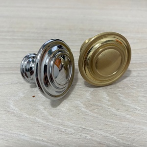 Foshan CX762 Zinc Hardware Cupboard Kitchen Decor <strong>Drawer</strong> Cabinet Brush Nickel / <strong>Rose</strong> <strong>Gold</strong> Round <strong>Knob</strong> - Product Image 6