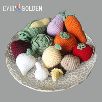 Peluche tricotée à la main poire plante fruit fil crochet jouet peluche Amigurumi ornement sac accessoires