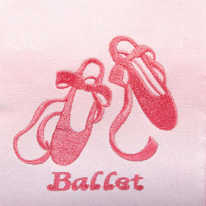 Sac de danse de ballet rose pour petites filles, personnalisable, de haute qualité, avec compartiment à chaussures - Product Image 4