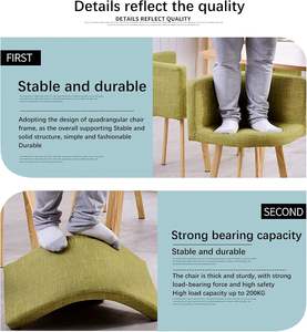 Juego Moderno de Mesa de Comedor Redonda y Sillas para Ocio Cafetería Negociaciones Balcón Recepción de Oficina Pequeña Tienda Popular en Internet - Product Image 2