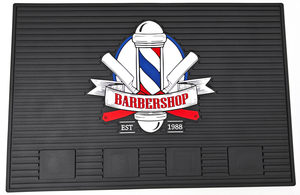 Tapis de barbier en silicone personnalisé avec logo, résistant à la chaleur, antidérapant, pour outils de coiffure, magnétique et standard, OEM pour salon - Product Image 3
