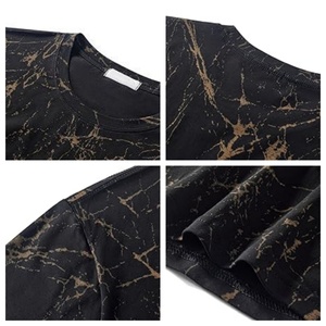 T-shirts personnalisés en polyester tricoté à séchage rapide pour hommes, imprimés par sublimation - Motif 3D, mode décontractée - Product Image 5