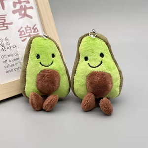 <span class=keywords><strong>Kawaii</strong></span> Avocado Plush Móc Khóa Đồ Chơi Hoạt Hình Dễ Thương Trái Cây Búp Bê Nhồi Bông Vui Nhộn Quà Tặng Sinh Nhật Cho Bé Trai Và Bé Gái - Product Image 4