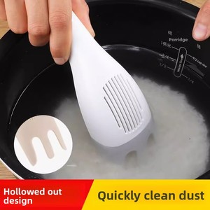 Ne fait pas mal à la main laveuse à riz Nouvelle arrivée cuisine multifonctionnelle cuillère à laver le riz égouttoir filtre portable lavage du riz - Product Image 3