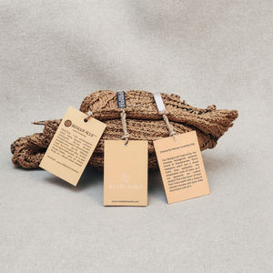 Accesorio seguro para etiquetas colgantes únicas para extensiones de paquetes de cabello Tela ecológica para bolsas Etiqueta de inspección <span class=keywords><strong>Vinted</strong></span> - Product Image 5