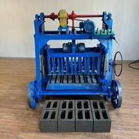 Machine à blocs de béton, équipement compact pour la fabrication de briques, projets de construction routière