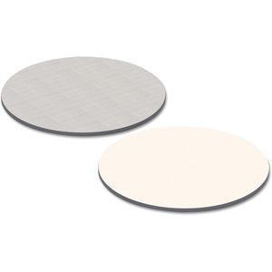 Alera Reversible Laminate <b>Table</b> Top 35.5\" Diameter White/Gray for <b>Conference</b> <b>Tables</b> - Product Image 2