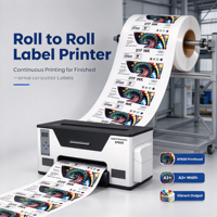 Mesin Cetak Label Roll to Roll Goosam A3 330mm XP600 Inkjet Warna untuk Stiker Botol Grosir