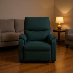 Sillón Reclinable de Masaje Verde Oscuro, Masaje Corporal Completo, Enchufable, Uso Doméstico, Control Remoto Inalámbrico - Product Image 2