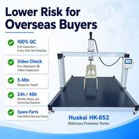 Probador de Firmeza de Colchones HK-852, Probador de Grado de Dureza con Recorrido de 500 mm para Colchones de Espuma y Muelles, para Laboratorio de I+D