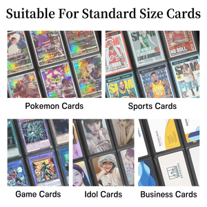 Capas Holográficas Protetoras de Cartões com Efeito Laser Brilhante, Capa Transparente para Jogos de Tabuleiro, Capa Protetora para Cartões KPOP YGO PKM - Product Image 5
