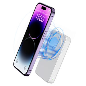 แบตเตอรี่สำรองแบบพกพาขนาดเล็กบางเฉียบสำหรับ <span class=keywords><strong>iPhone</strong></span> 15 14 <span class=keywords><strong>13</strong></span> 12 ซีรีส์ - Product Image 1