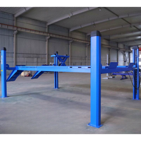 En İyi Fiyat Kalite 4 Kolonlu Çift Silindirli Hidrolik Araç Lifti 4500kg Kapasiteli 1600MM Maksimum Yükseklik Popüler Oto Servis Ekipmanı