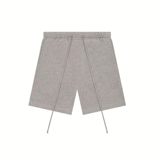 <span class=keywords><strong>Pantaloncini</strong></span> da Uomo in <span class=keywords><strong>Cotone</strong></span> Essenziali 2026, Vendita Diretta dalla Fabbrica, Colore Avena Chiaro con Stampa Nera a Rilievo - Product Image 2