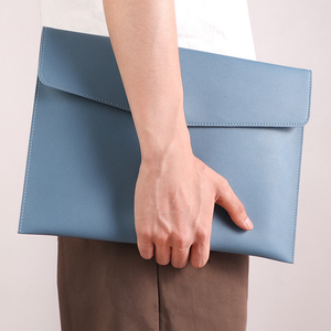 PU da tập tin thư mục tài liệu chủ tập tin phong bì danh mục đầu tư không thấm nước với Snap Nút đóng cửa - Product Image 4