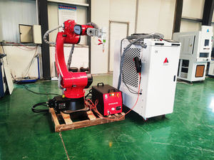 เครื่องเชื่อม/ตัดเลเซอร์แบบหุ่นยนต์ 6 แกน สำหรับโลหะสแตนเลส 1500w Raycus ไฟเบอร์ แบบถอดมือถือได้ 3 in 1 - Product Image 3