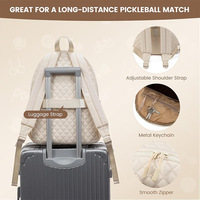 Sac de padel TL New, léger, multifonctionnel, pour raquettes de tennis et de badminton, sac à dos 30-40L, durable, portable, pour la salle de sport