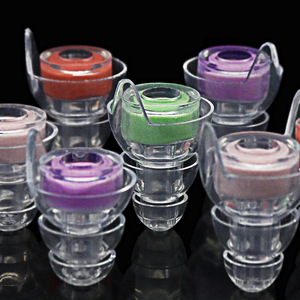 Tapones para los oídos de silicona transparente de tres capas con reducción de ruido, diseño de aleta de tiburón tipo espuma para dormir y uso en dormitorios - Product Image 2