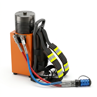 Pompe hydraulique électrique pour sac à dos, 72 MPa, groupe hydraulique haute pression avec télécommande sans fil pour outils de sauvetage