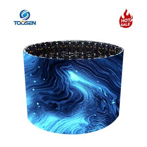 Toosen ngoài trời không thấm nước hình tròn LED màn hình hiển thị xi lanh 320x160mm mô-đun cong LED Video tường - Product Image 4