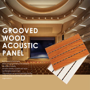 TianGe Usine <span class=keywords><strong>Écologique</strong></span> En Bois Rainuré Panneau Mural Décoratif Acoustique Pour Studio - Product Image 3