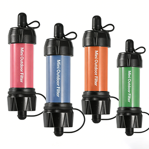 Kit de Sobrevivência Pessoal, Outros Filtros de Água, Equipamento de Aventura para Viagens, Bolsa Tática, Filtro de Água Portátil em Canudo - Product Image 1