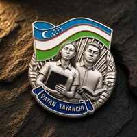 Pièce de défi en métal personnalisée, sculptée en 3D, en alliage de zinc, plaqué multi-couleurs, souvenir du patrimoine national, fabriquée par un fabricant d'objets d'art originaux
