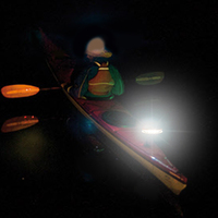 Conception flottante IP67 toutes lumières rondes 360 degrés LED détachable canoës Kayak Portable batterie lumière de navigation