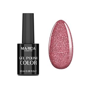 Majida Gel Polish Color 8.5 Ml Pink Glitter UV Gel <b>Nail</b> Polish - Product Image 1