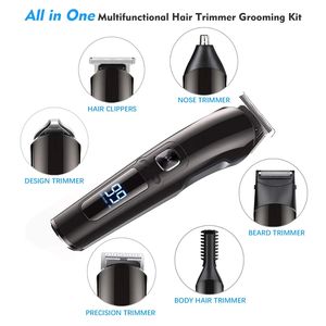 Recortadora <span class=keywords><strong>de</strong></span> Pelo Nasal Profesional a Prueba <span class=keywords><strong>de</strong></span> Agua IPX6, Recortadora Eléctrica, Afeitadora, Kit <span class=keywords><strong>de</strong></span> Cuidado <span class=keywords><strong>de</strong></span> la Barba <span class=keywords><strong>de</strong></span> 19 Piezas para Hombre - Product Image 5