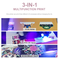 Printer UV Otomatis Multi-Fungsi 3-IN-1 dengan Garansi 1 Tahun untuk Bordir Kristal dan Label 3D