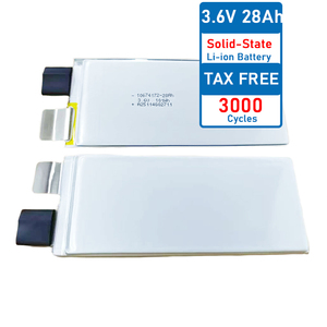 Yüksek yoğunluklu 340Wh/kg 3.6V 28Ah katı hal şarj edilebilir güç lityum kılıfı Lipo pil hücresi RC oyuncak Drones için - Product Image 1