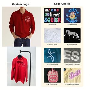 OEM – Nouveau pull molletonné 100 % coton à manches longues, coupe décontractée, épaules tombantes, avec logo brodé ou imprimé personnalisé, idéal pour le sport et les loisirs - Product Image 2