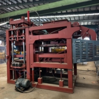 Machine à briques hydraulique entièrement automatique QT4-15 pour la fabrication de blocs creux et de pavés autobloquants, idéale pour les briqueteries