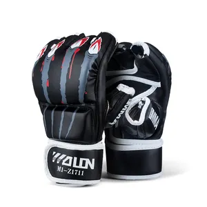 Профессиональные Многослойные Боксерские перчатки с крючком и петлей для соревнований по индивидуальному заказу