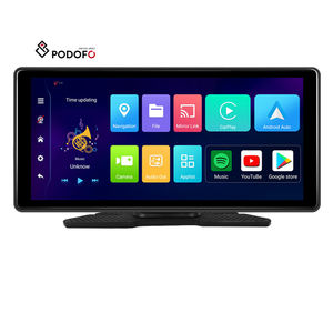 Podofo วิทยุติดรถยนต์10.36นิ้ว, วิทยุติดรถยนต์แอนดรอยด์แบบพกพา<span class=keywords><strong>4</strong></span> + 64G GPS <span class=keywords><strong>WiFi</strong></span> BT FM AirPlay รองรับกล้อง AHD - Product Image 1