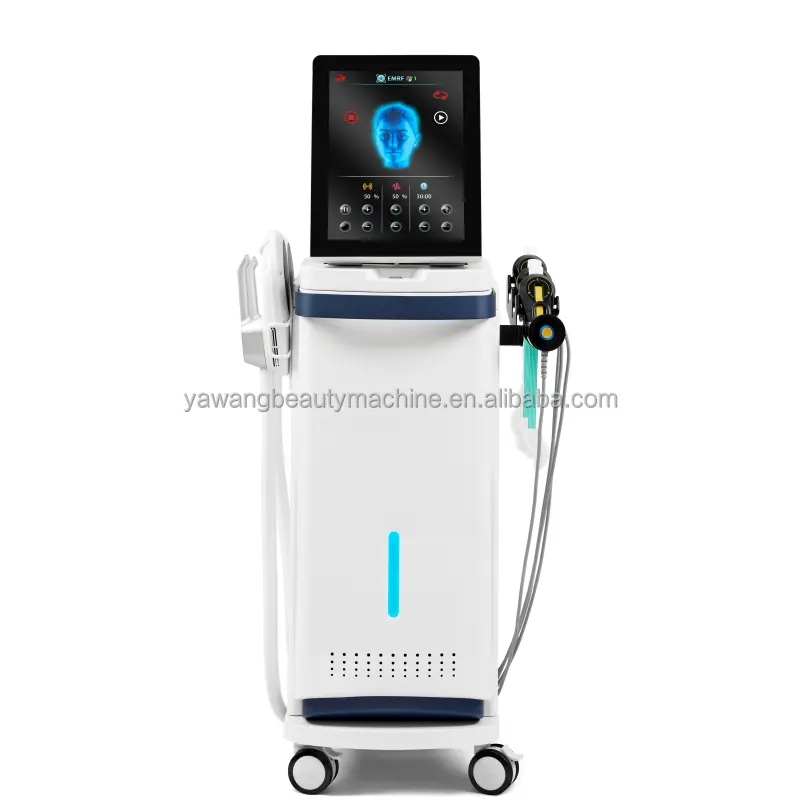 ไม่รุกราน 2 in 1 กําจัดริ้วรอย rf กระชับผิว ems สารกระตุ้นกล้ามเนื้อยกกระชับใบหน้า ems pe face