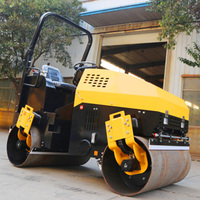 Rouleau compresseur routier durable à double tambour YZD350 35KN pour le compactage des routes