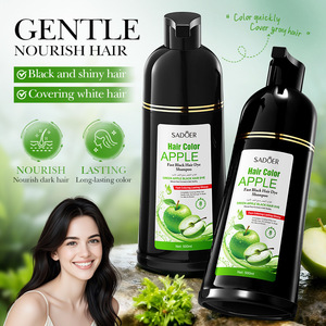 Tinte Capilar Herbal de Manzana Verde, Fácil y Rápido de Usar, No se Desvanece, Ingredientes Suaves que No Irritan, Venta al por Mayor 500ml - Product Image 2