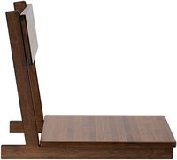 Chaise de méditation japonaise sans pieds en bambou Tatami avec dossier, portable, pour salon et appartement