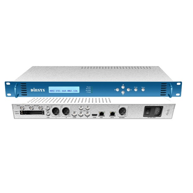 IRD1511 H.265 Digital DVB-S2 hd Biss Decoder iptv HLS Rtmp to Sdi Decoder DVB-T2 to CVBS Support Dual Stereo Audio
