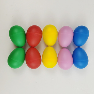 Huevos de arena de plástico, instrumentos musicales para niños, juguete de percusión Orff colorido para educación musical en guardería, de 2 a 6 años - Product Image 2