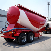 Direktverkauf ab Werk 2-Achsen 40cbm 3cbm 20/40 Tonnen LKW-Transporter Schüttgut-Zementtank Fracht-Pulvertanker zum Verkauf