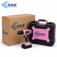 Perceuse électrique multifonction portable à vitesse variable avec batterie au lithium 36V 24V 18V 4.0Ah, robuste, de qualité industrielle, OEM, dans une boîte en plastique