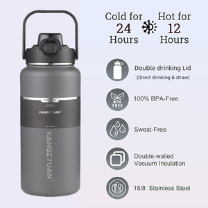 Borraccia Termica Personalizzata in Acciaio Inox da <span class=keywords><strong>2</strong></span> Litri con Cannuccia per Attività all'Aperto - Product Image 4