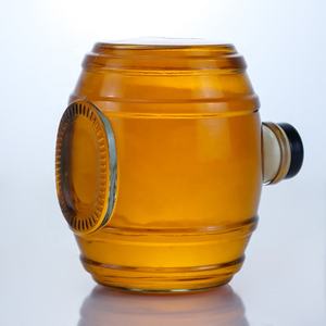 Botella de <span class=keywords><strong>Licor</strong></span> de Vidrio Transparente Personalizada al por Mayor para Botellas de Tequila, Whisky y <span class=keywords><strong>Vodka</strong></span> con Tapa - Product Image 3