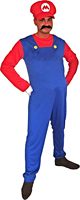 Nuevos hombres adultos Mario Luigi Bros fontanero hermanos Cosplay disfraz traje