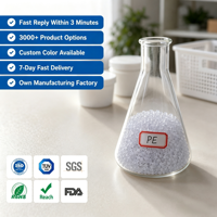 Granulés de polyéthylène basse densité (LDPE) vierge, clarté supérieure, excellente flexibilité, bonne processabilité pour emballages flexibles